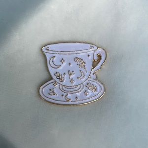 2/$16 Celestial Teacup Saucer Pin